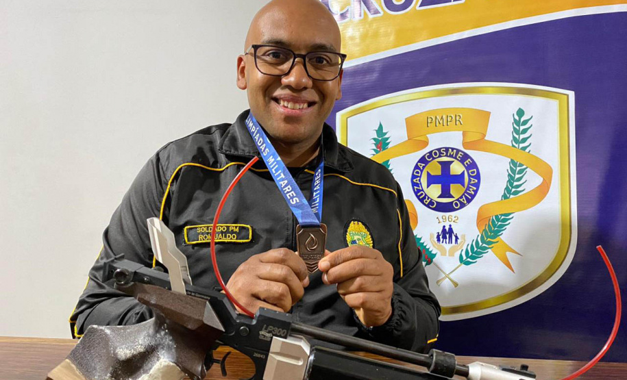 Policiais paranaenses conquistam medalhas nas Paralimpíadas Militares