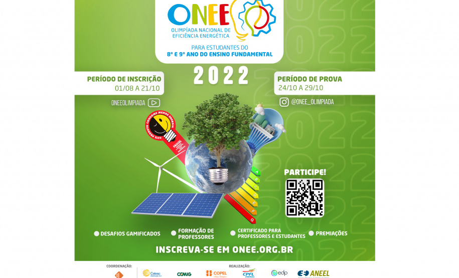 Inscrições para a 2ª Olimpíada Nacional de Eficiência Energética estão abertas
