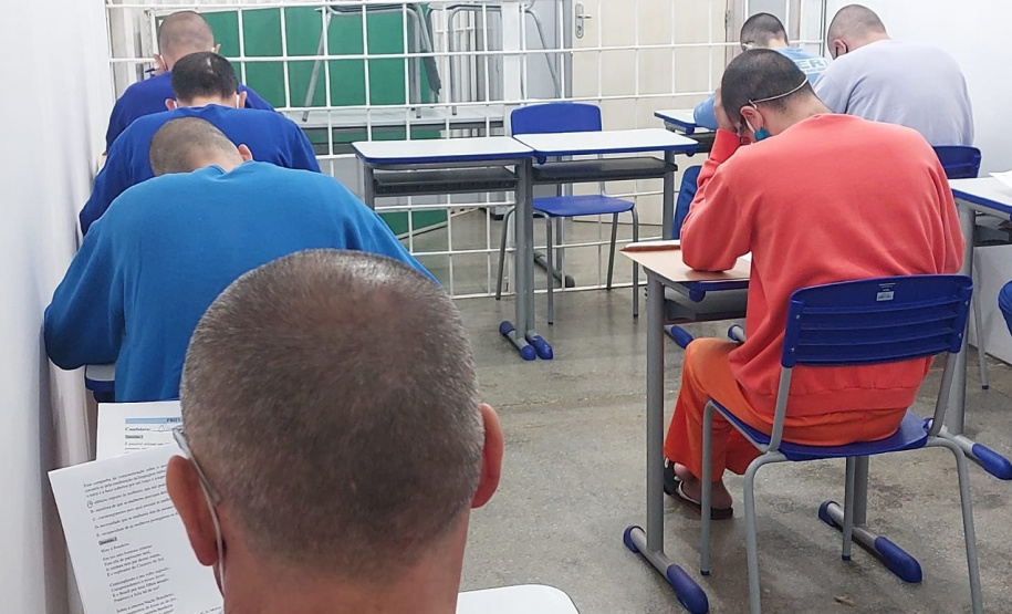 Encceja em unidades prisionais do Paraná teve adesão de 8.496 pessoas privadas de liberdade