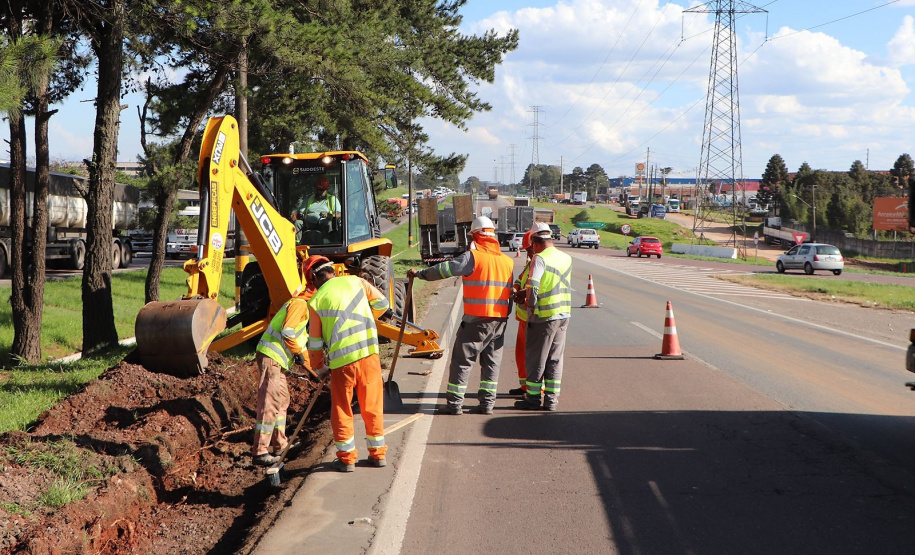 Começam as obras de reforço na segurança e iluminação no Contorno Sul de Curitiba