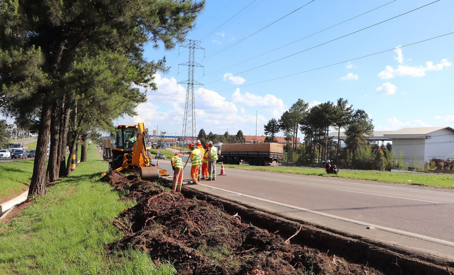 Começam as obras de reforço na segurança e iluminação no Contorno Sul de Curitiba