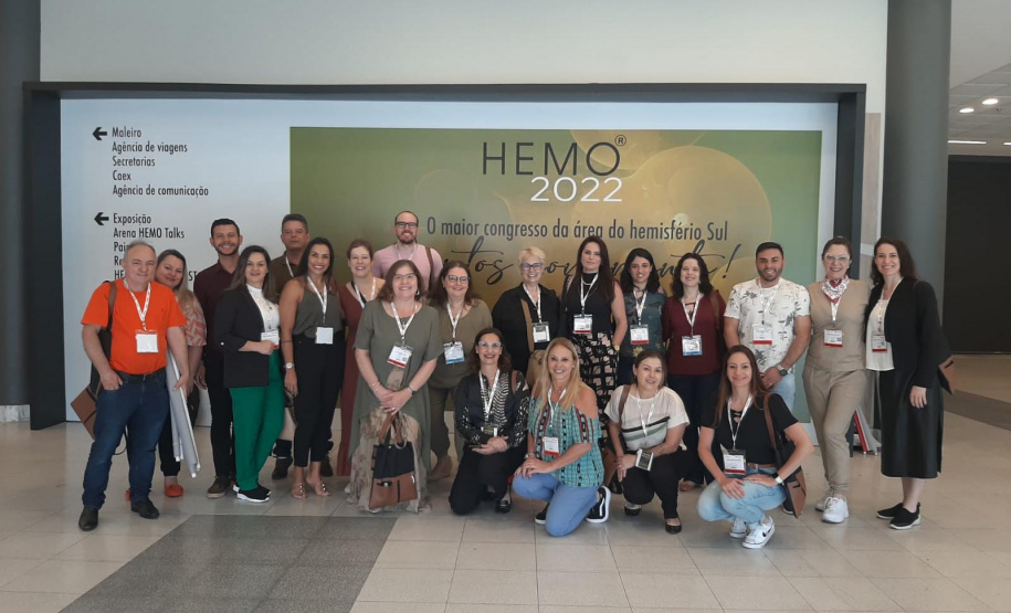 Em busca de novos conhecimentos para aprimorar o atendimento, Hemepar participa de Congresso Nacional