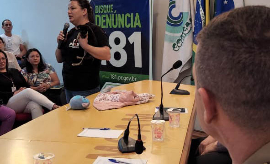Disque-Denúncia 181 participa de evento pela proteção animal e ambiental em Campo Mourão
