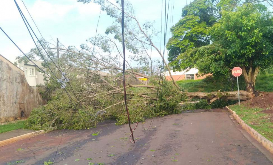 Copel trabalha para reestabelecer energia em locais atingidos por temporais- Região Vale do Ivaí -