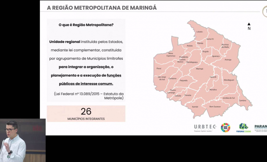 Londrina e Maringá se preparam para a conclusão dos PDUI de suas Regiões