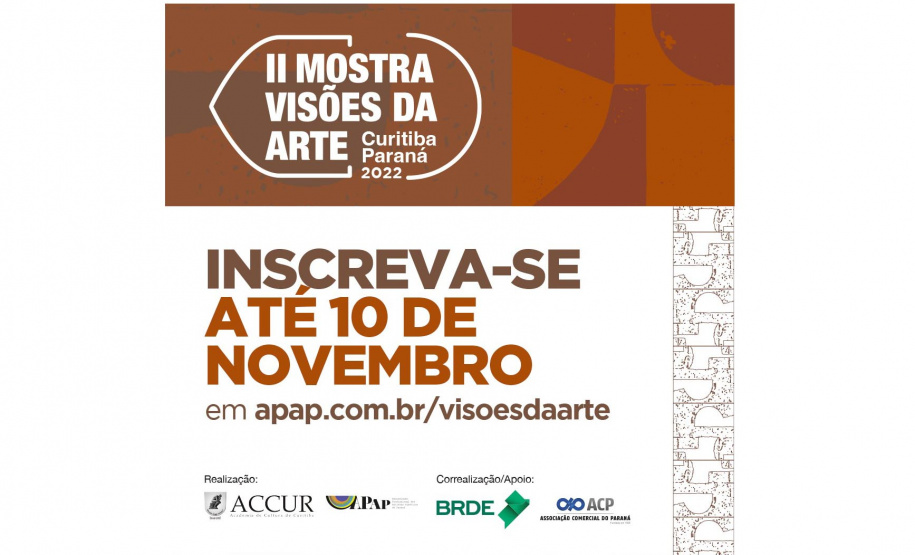 BRDE - Inscrições de obras para a II Mostra Visões da Arte terminam nessa sexta