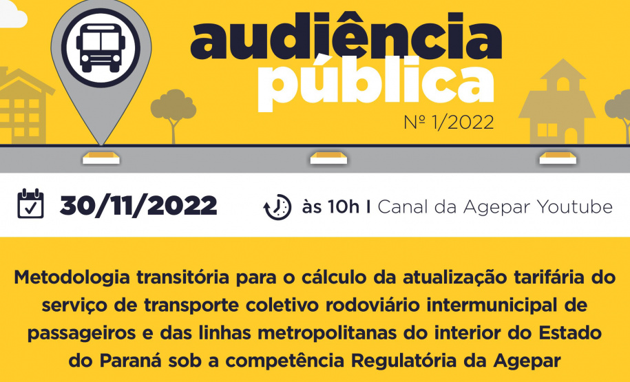Agepar realiza audiência pública para receber contribuições sobre metodologia de atualização da tarifa do transporte rodoviário