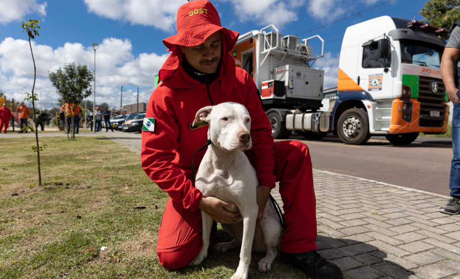 Sanepar simula evacuação no entorno da Barragem Miringuava, em São José dos Pinhais