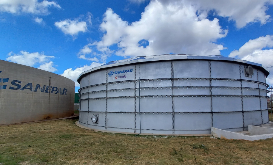 Cascavel terá com mais um reservatório de água  Unidade amplia em 48% a capacidade de reservação na região Oeste da cidade