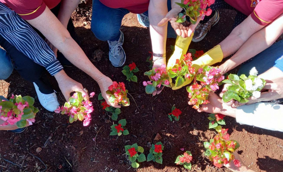Rios de Cascavel recebem flores e árvores