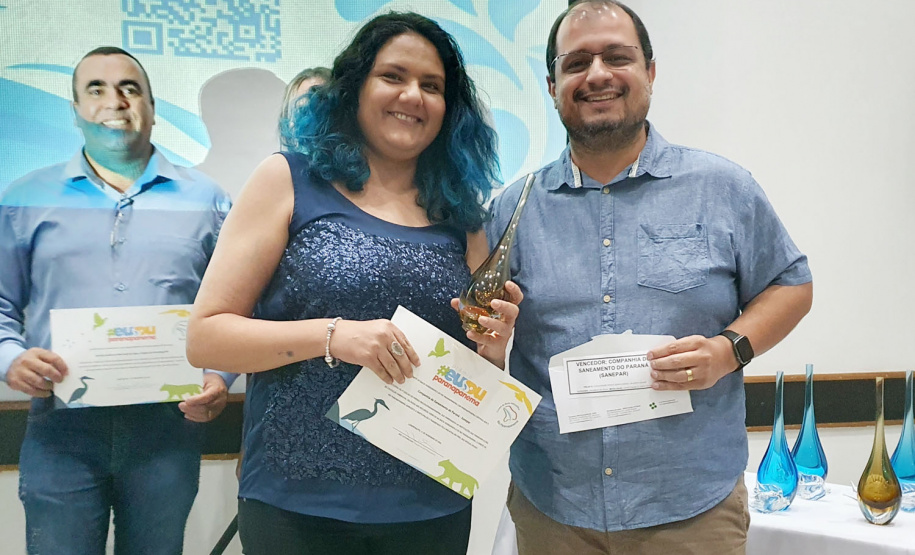 Sanepar recebe prêmio por projeto de educação socioambiental