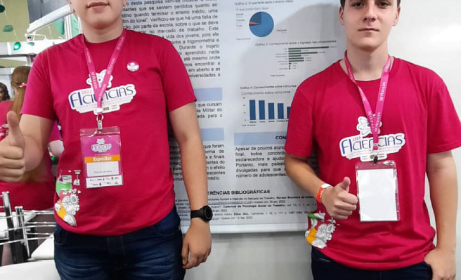 Alunos da rede recebem prêmios por projetos científicos apresentados na FIciencias
