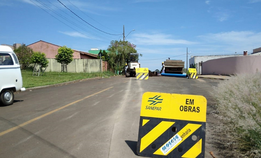 Sanepar sensibiliza população de Tamarana para receber nova obra de água