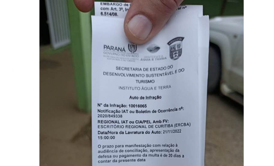 Após adequações, Paraná emite Autos de Infração Ambientais eletrônicos