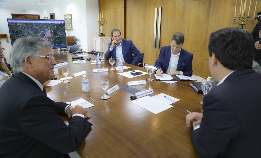 Governador Carlos Massa Ratinho Junior - Convênio Sanepar Ibama -