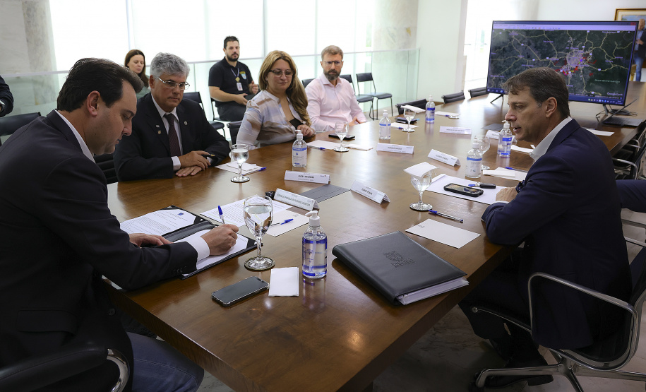 Governador Carlos Massa Ratinho Junior - Convênio Sanepar Ibama -