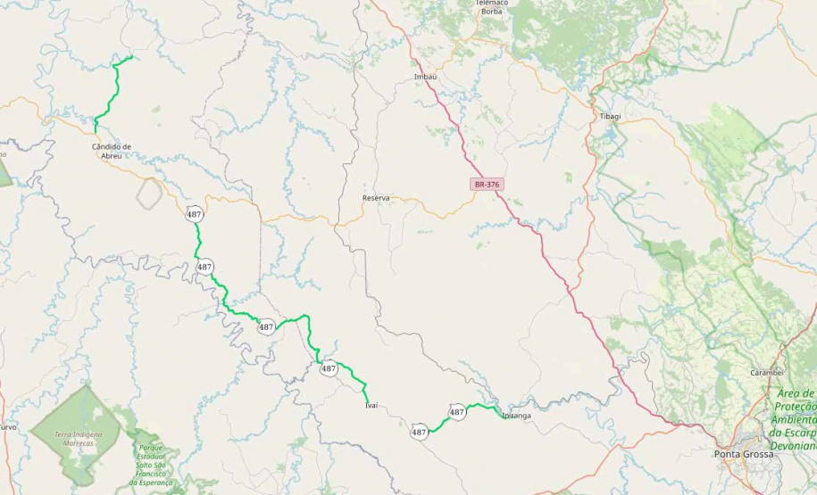 Estado licita terceiro lote de obras em rodovias não pavimentadas dos Campos Gerais