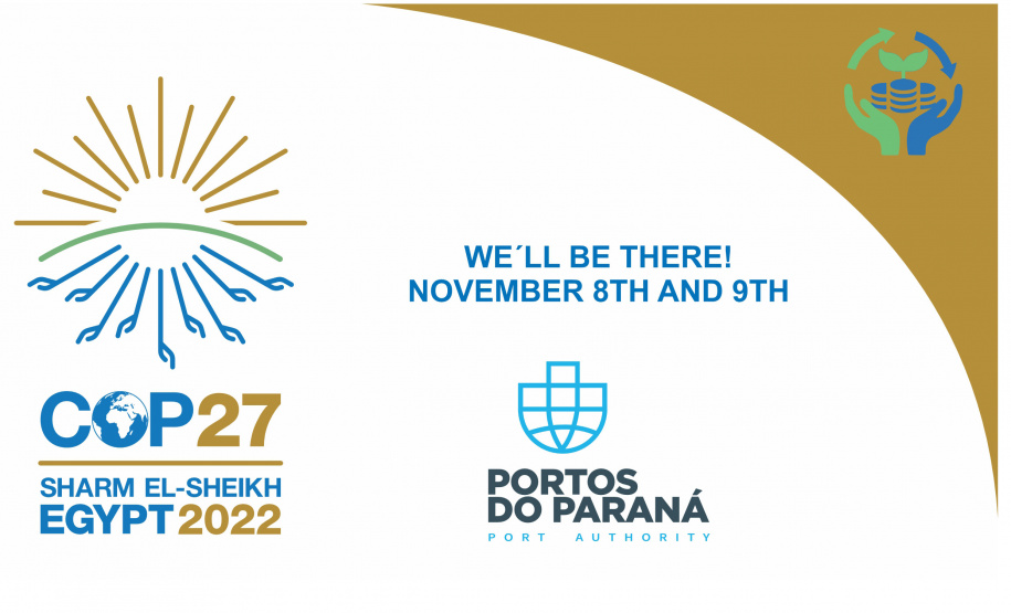 Portos do Paraná é a única autoridade portuária do mundo a palestrar na COP27