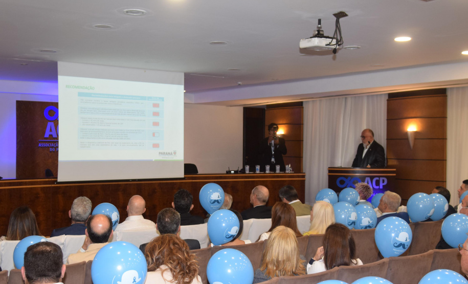 evento promovido em parceria com a Associação Comercial do Paraná (ACP), em prol do Novembro Azul. 