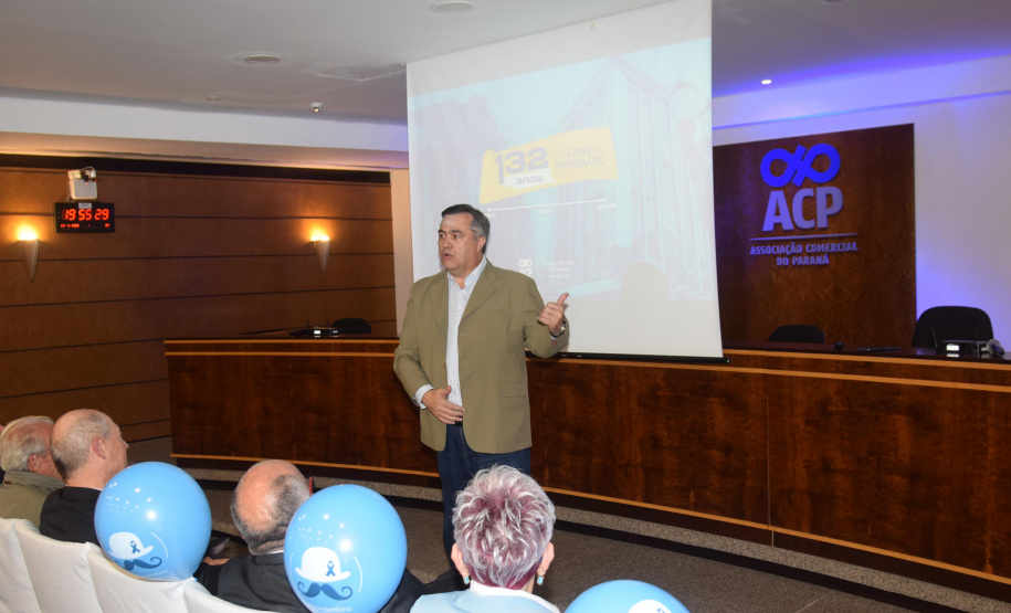 evento promovido em parceria com a Associação Comercial do Paraná (ACP), em prol do Novembro Azul. 
