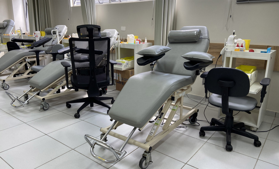 Reforma e ampliação do Hemonúcleo Regional de Ponta Grossa possibilita aumento de doações de sangue