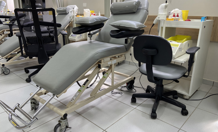 Reforma e ampliação do Hemonúcleo Regional de Ponta Grossa possibilita aumento de doações de sangue