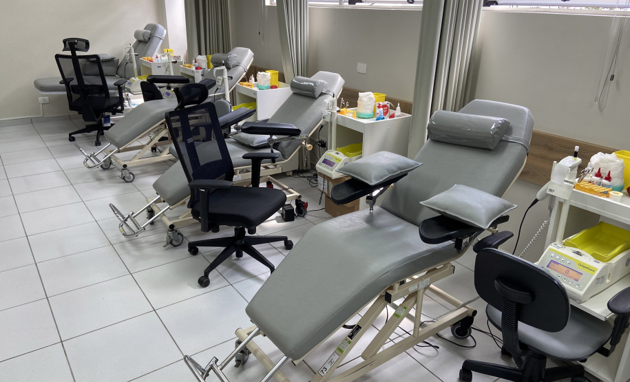 Reforma e ampliação do Hemonúcleo Regional de Ponta Grossa possibilita aumento de doações de sangue