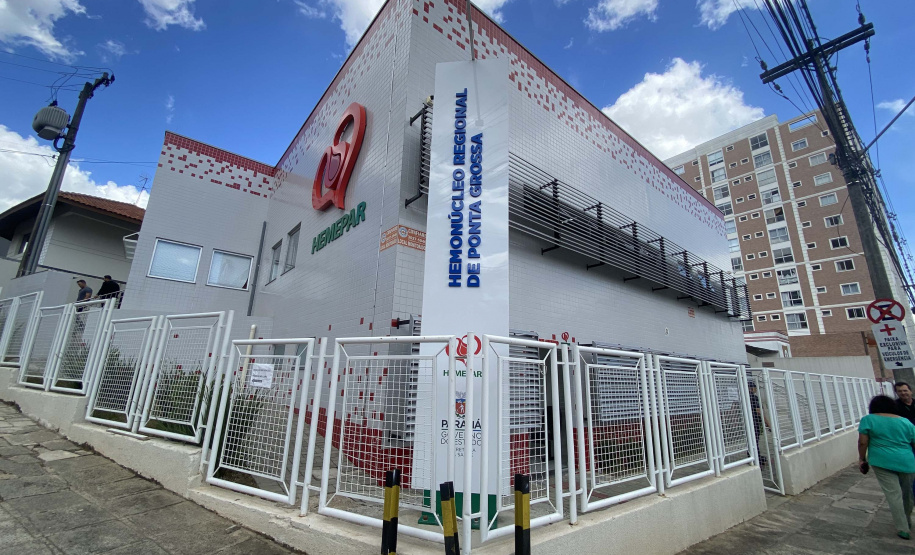 Reforma e ampliação do Hemonúcleo Regional de Ponta Grossa possibilita aumento de doações de sangue