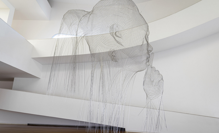 Museu Oscar Niemeyer (MON) realiza, no espaço do Olho, a exposição “Invisível e Indizível”, do artista espanhol Jaume Plensa