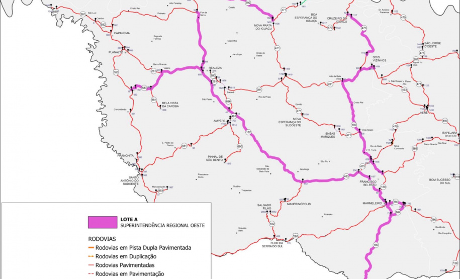 DER divulga resultado de licitação para obras em 256 km de rodovias no Sudoeste