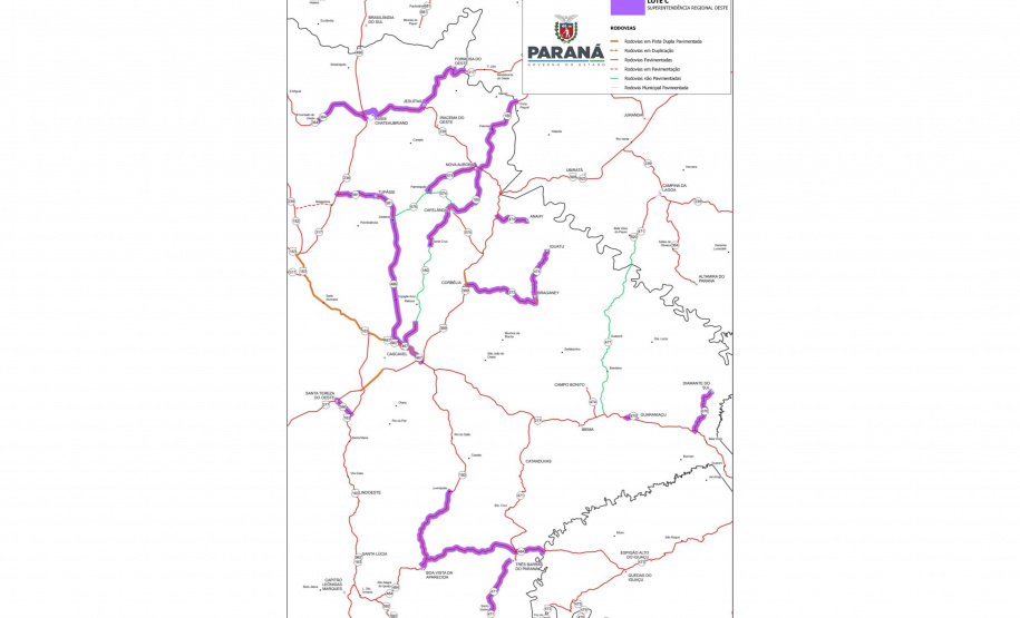 Edital de conservação de 1,4 mil km de rodovias do Oeste e Sudoeste vai para fase final