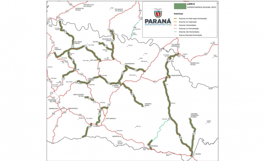 Edital de conservação de 1,4 mil km de rodovias do Oeste e Sudoeste vai para fase final