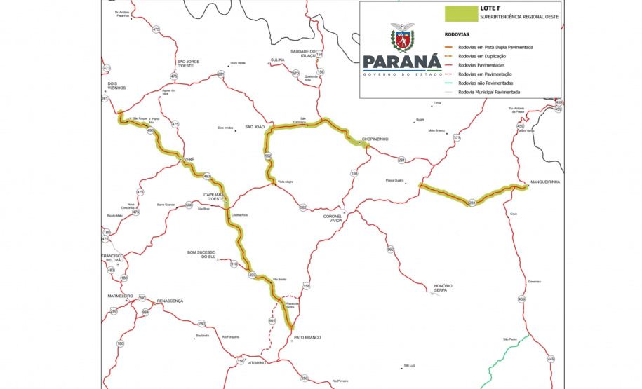 Edital de conservação de rodovia entre Pato Branco e Dois Vizinhos atrai 4 participantes