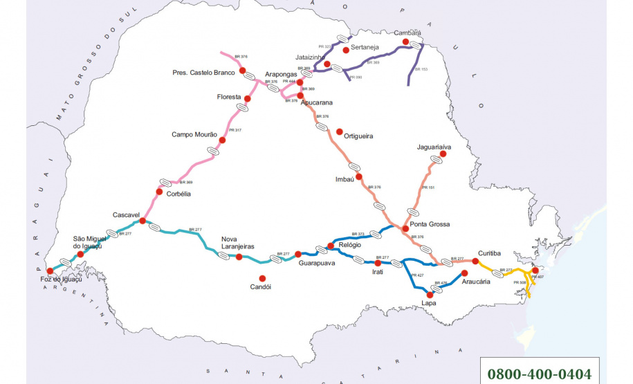 Guinchos do DER/PR começam a operar em 342,47 km de rodovias do Norte e Norte Pioneiro