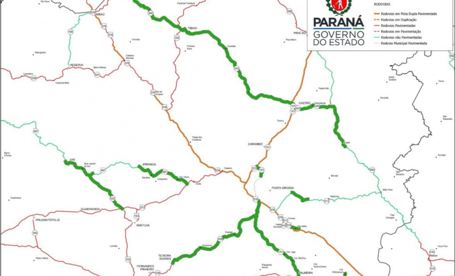 Licitação para conservar rodovias dos Campos Gerais e Centro tem vencedores