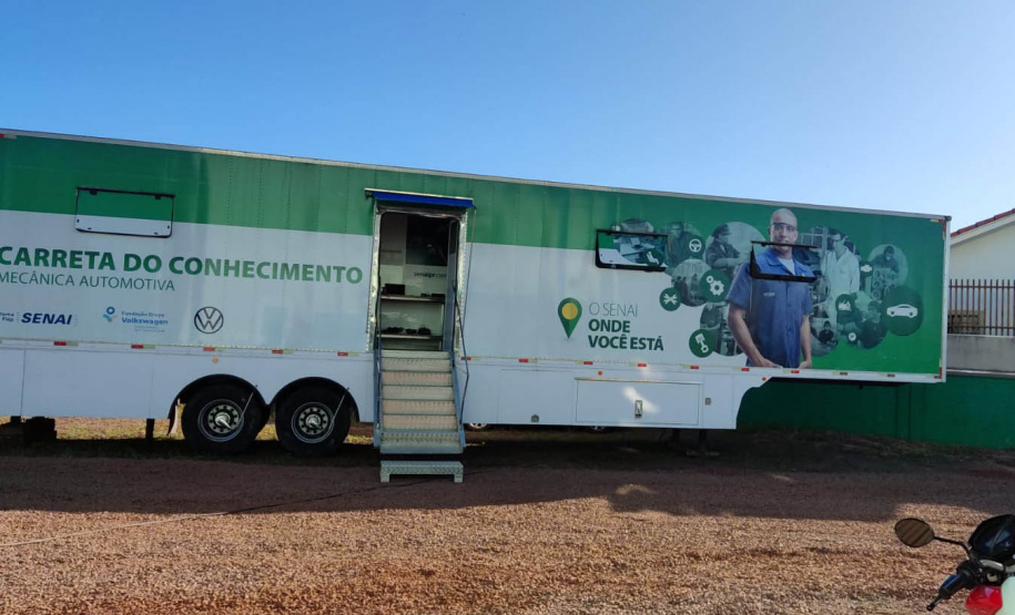 Carretas do Conhecimento leva o curso de Mecânica Automotiva para a cidade de Assis Chateaubriand