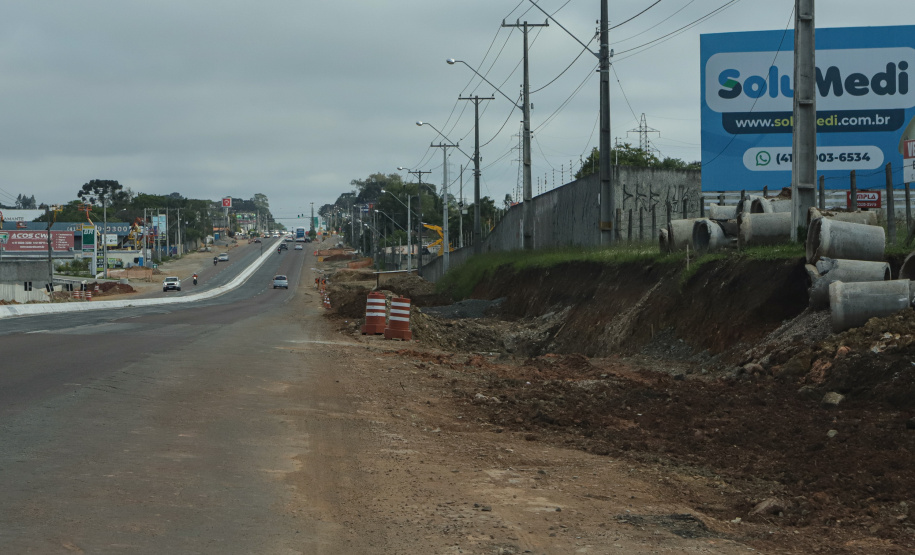 Obras do novo viaduto de São José dos Pinhais alteram trânsito a partir desta segunda