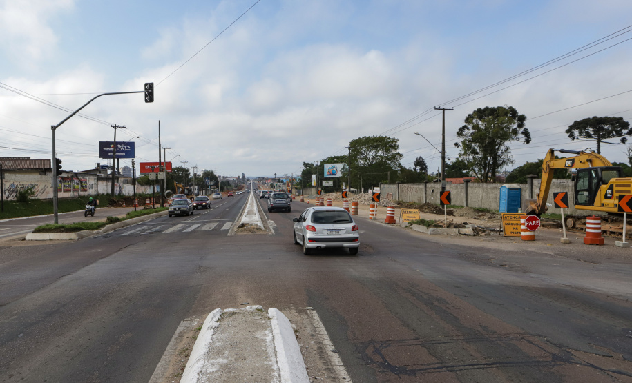 Obras do novo viaduto de São José dos Pinhais alteram trânsito a partir desta segunda