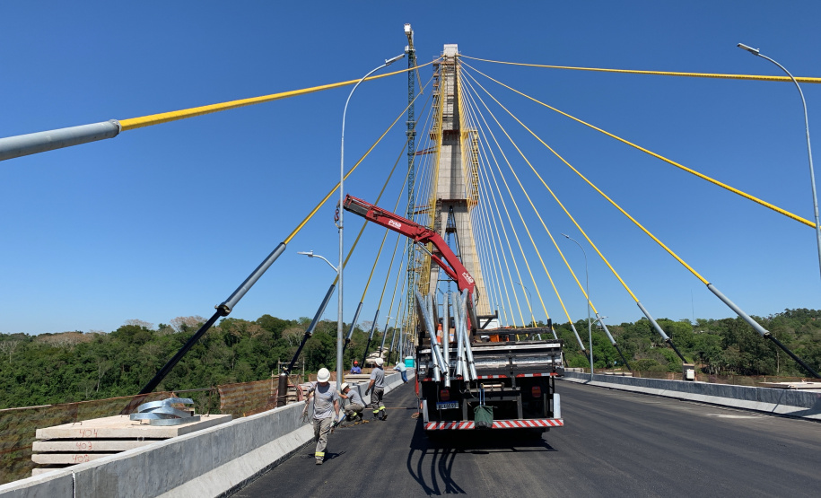 Estrutura da nova Ponte da Integração Brasil-Paraguai está concluída