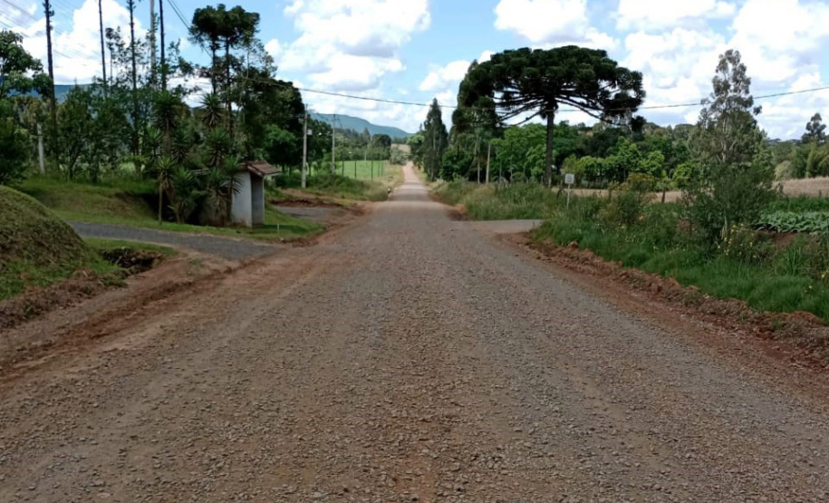 DER/PR prepara conservação de 49 km de rodovias rurais no Sul do estado