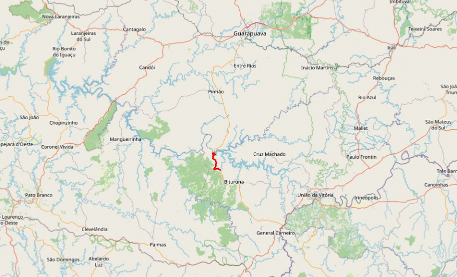 Rodovia de Bituruna será bloqueada para obras devido a chuvas; serviços começam dia 16