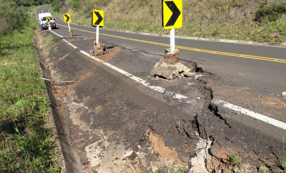 Rodovia de Bituruna será bloqueada para obras devido a chuvas; serviços começam dia 16