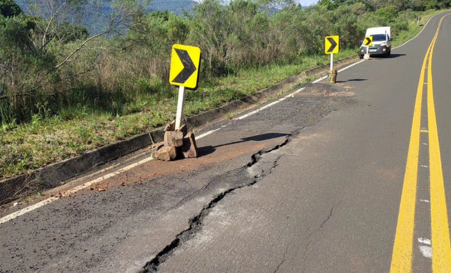 Rodovia de Bituruna será bloqueada para obras devido a chuvas; serviços começam dia 16