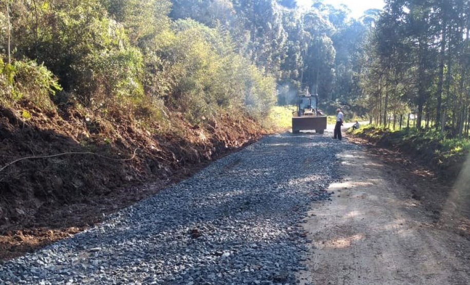 DER/PR prepara conservação de 49 km de rodovias rurais no Sul do estado