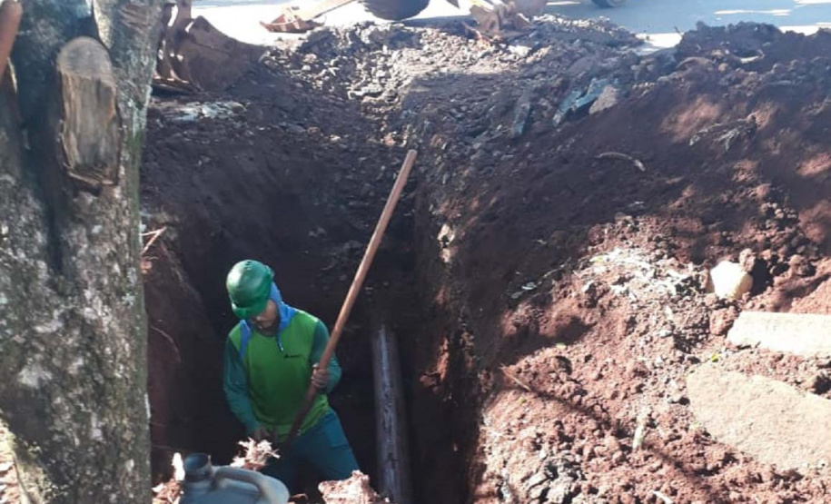 Obras na rede de distribuição melhoram abastecimento de água em Jesuítas