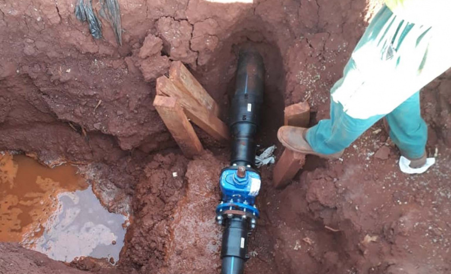 Obras na rede de distribuição melhoram abastecimento de água em Jesuítas