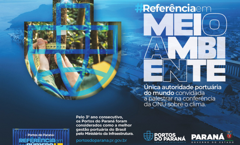 Portos do Paraná é a única autoridade portuária do mundo a palestrar na COP27