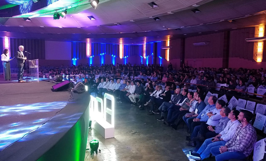 Secretário da Agricultura e do Abastecimento, Norberto Ortigara, na abertura do AgroBIT Brasil, em Londrina -