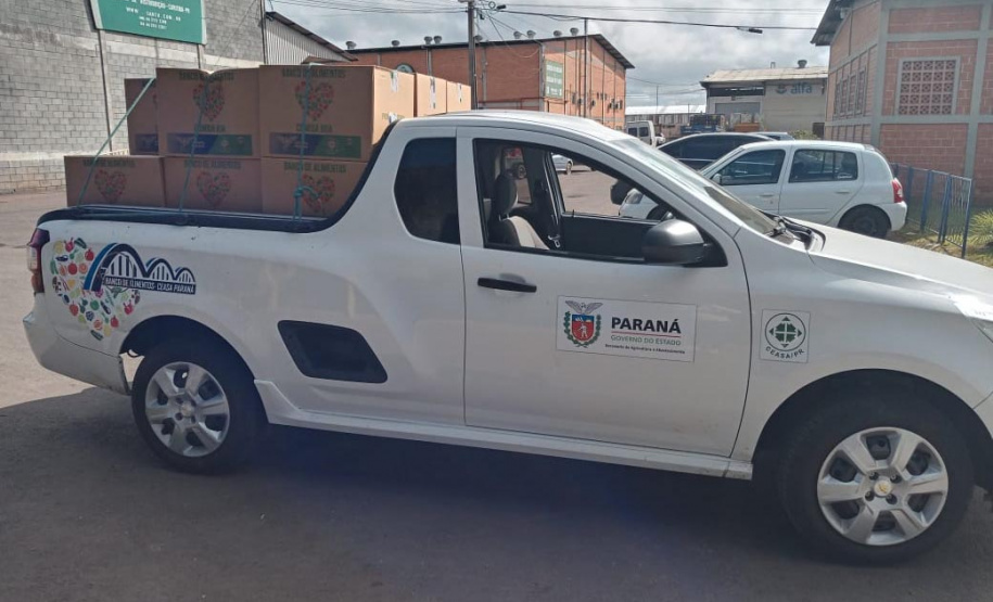 Convênio entre Polícia Penal e Ceasa oferece alimentos para famílias em vulnerabilidade