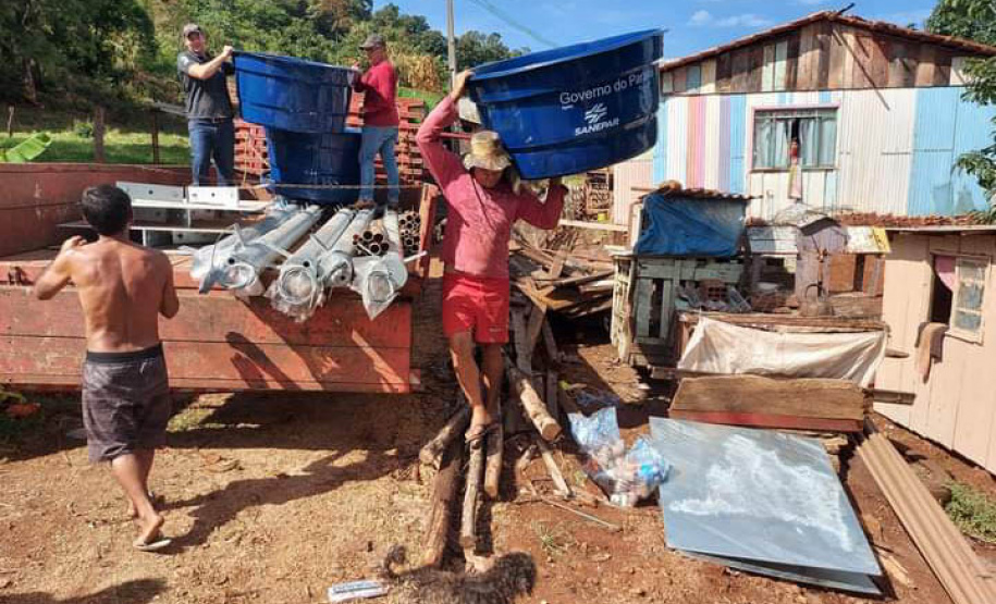 Quinta fase do projeto Caixa D’água Boa irá atender 2 mil famílias em 100 municípios paranaenses